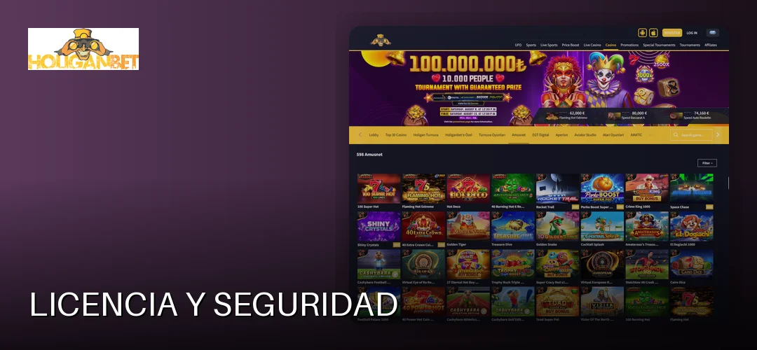 Licencia y seguridad