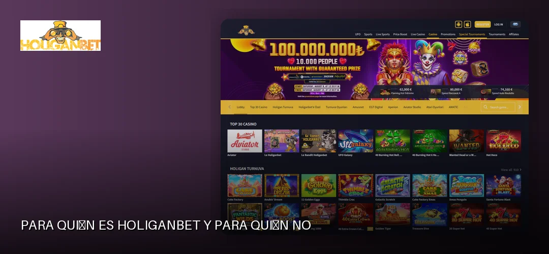 Para quién es Holiganbet y para quién no