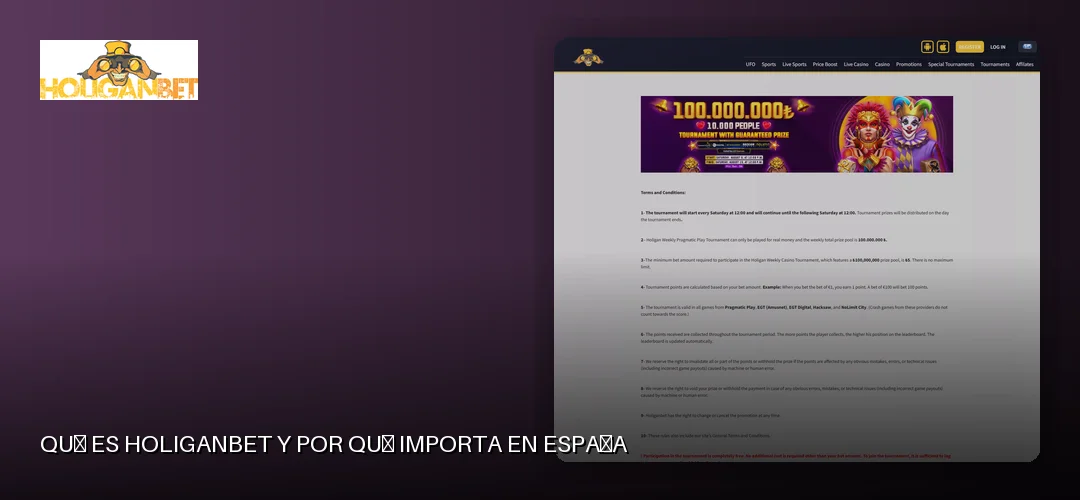 Qué es Holiganbet y por qué importa en España